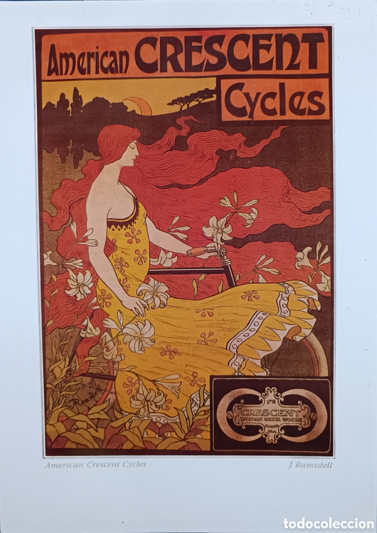 Postales: LOTE 4 POSTALES MODERNISTAS. ALPHONSE MUCHA - Foto 2