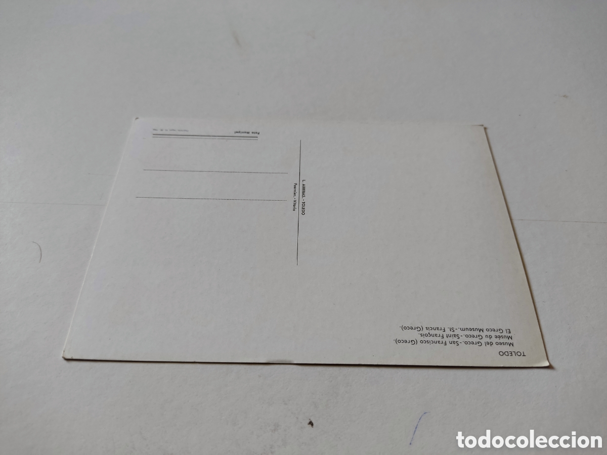 Postales: Postal Arte San Francisco, Greco - Foto 2