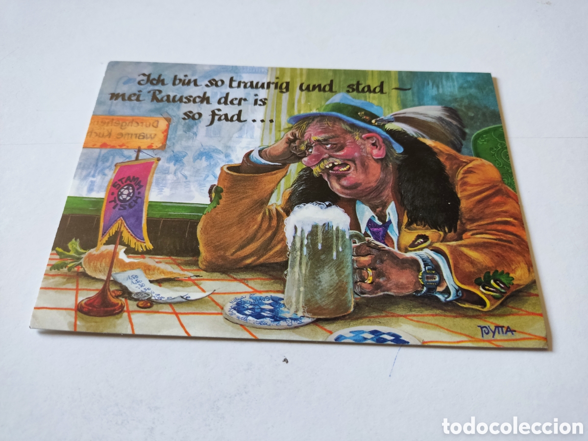 Postales: Postal Arte dibujo borracho - Foto 1