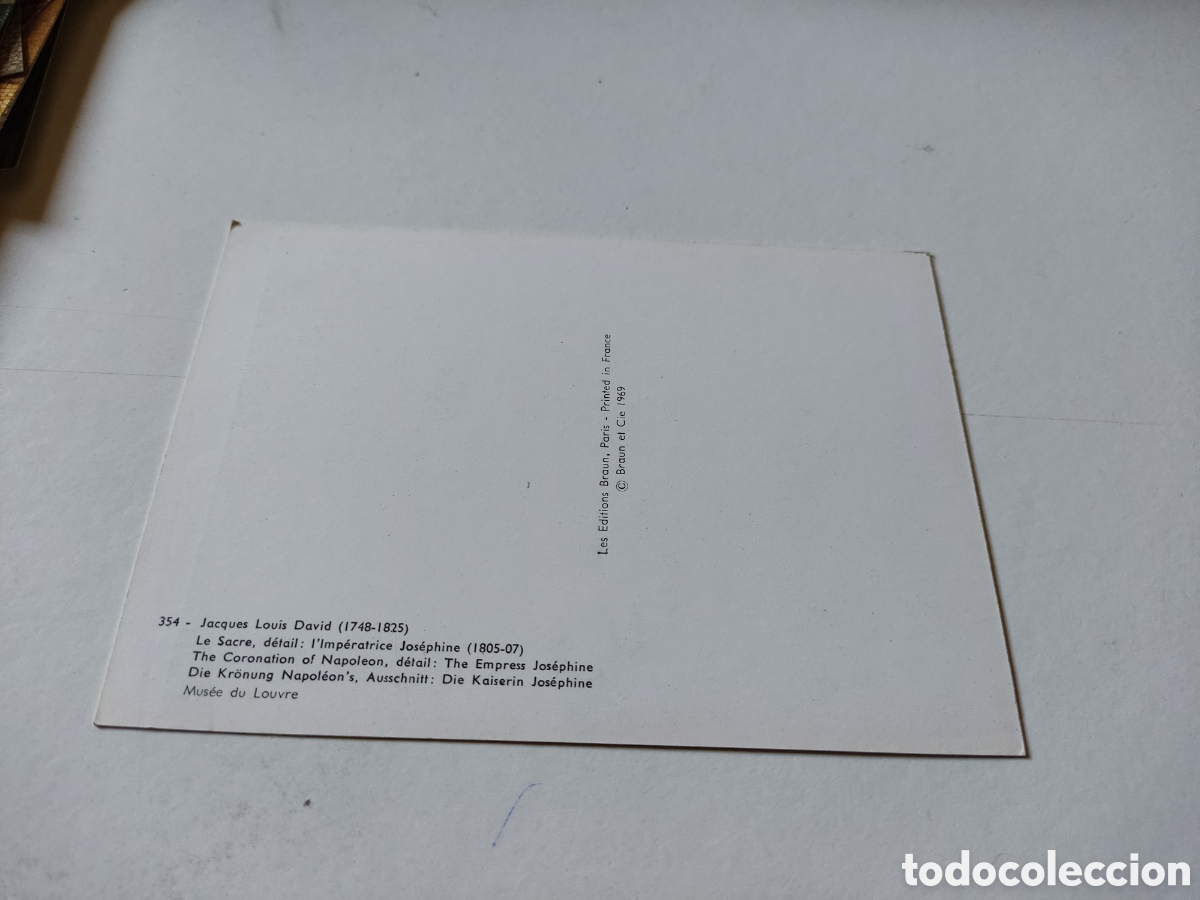 Postales: Postal arte Jacques Louis David - Foto 2