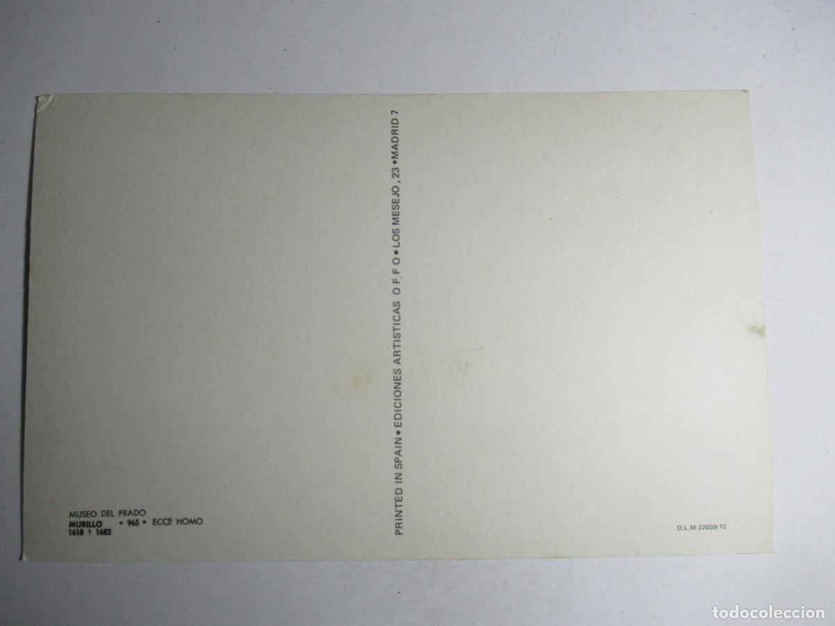 Postales: Murillo - Ecce Homo - Museo del Prado - Foto 2