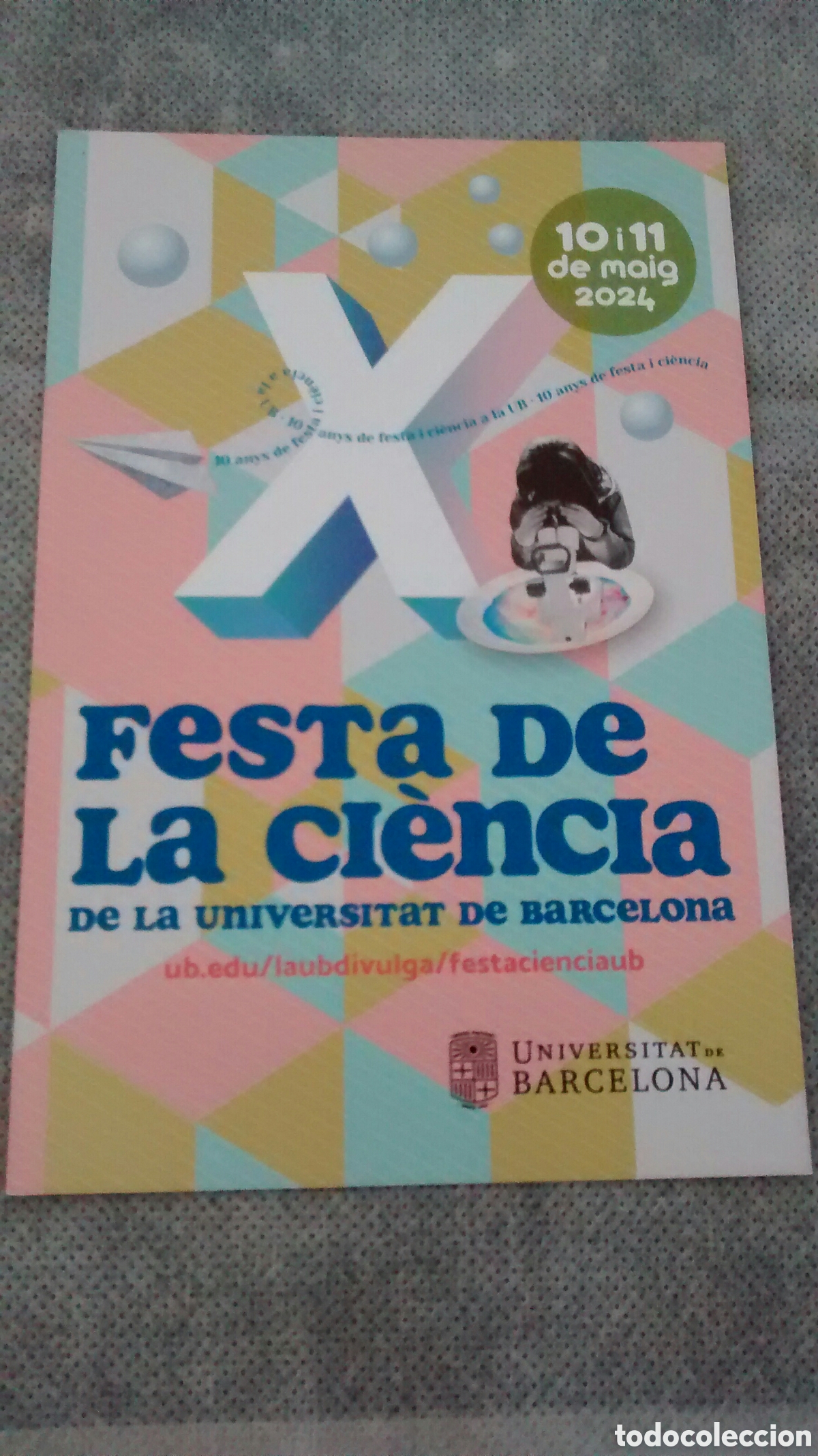 Postales: FORMAT POSTAL FLYER FESTA DE LA CIENCIA. UNIVERSITAT DE BARCELONA (A2)