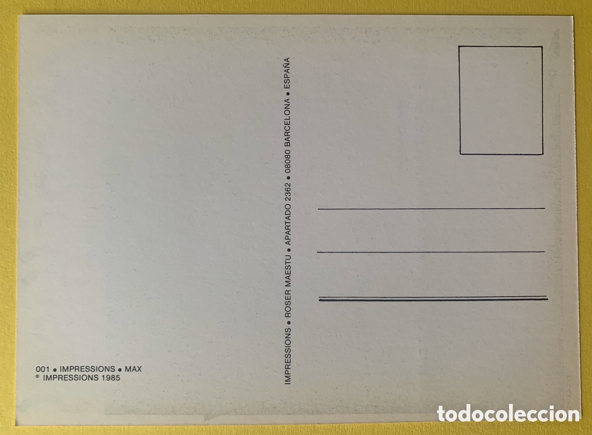Postales: Impressions Max 1985 Roser Maestu - Foto 2