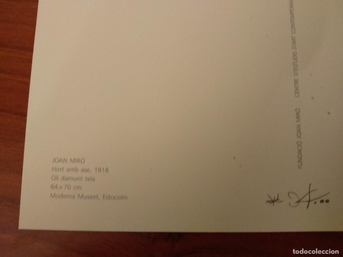 Postales: Lot de 5 POSTALS JOAN MIR&Oacute;, no escrites! - Foto 3
