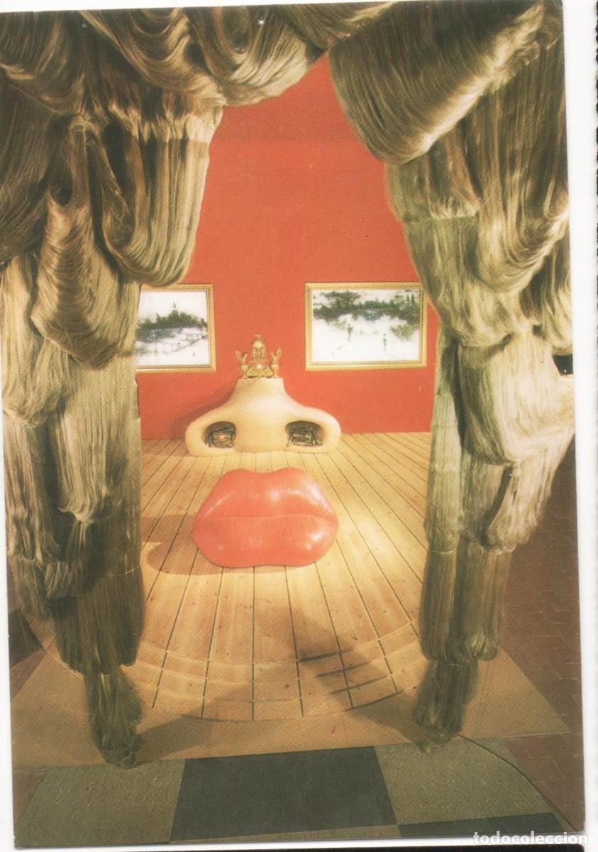 Postais: La Cara de Mae West-concebido en 1930-periodo surrealista-Pop Art-sin circular-