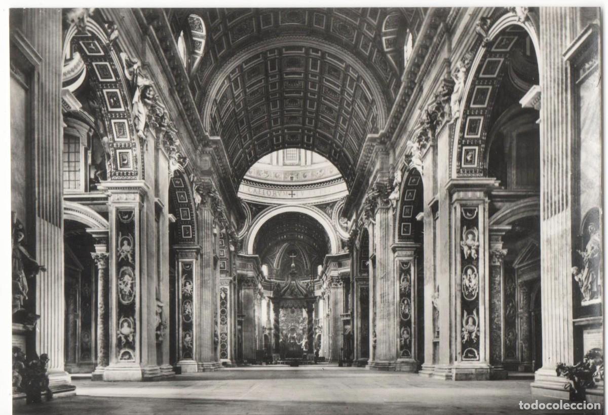 Postales: Bas&iacute;lica de S. Pietro-Roma--sin circular- - Foto 1