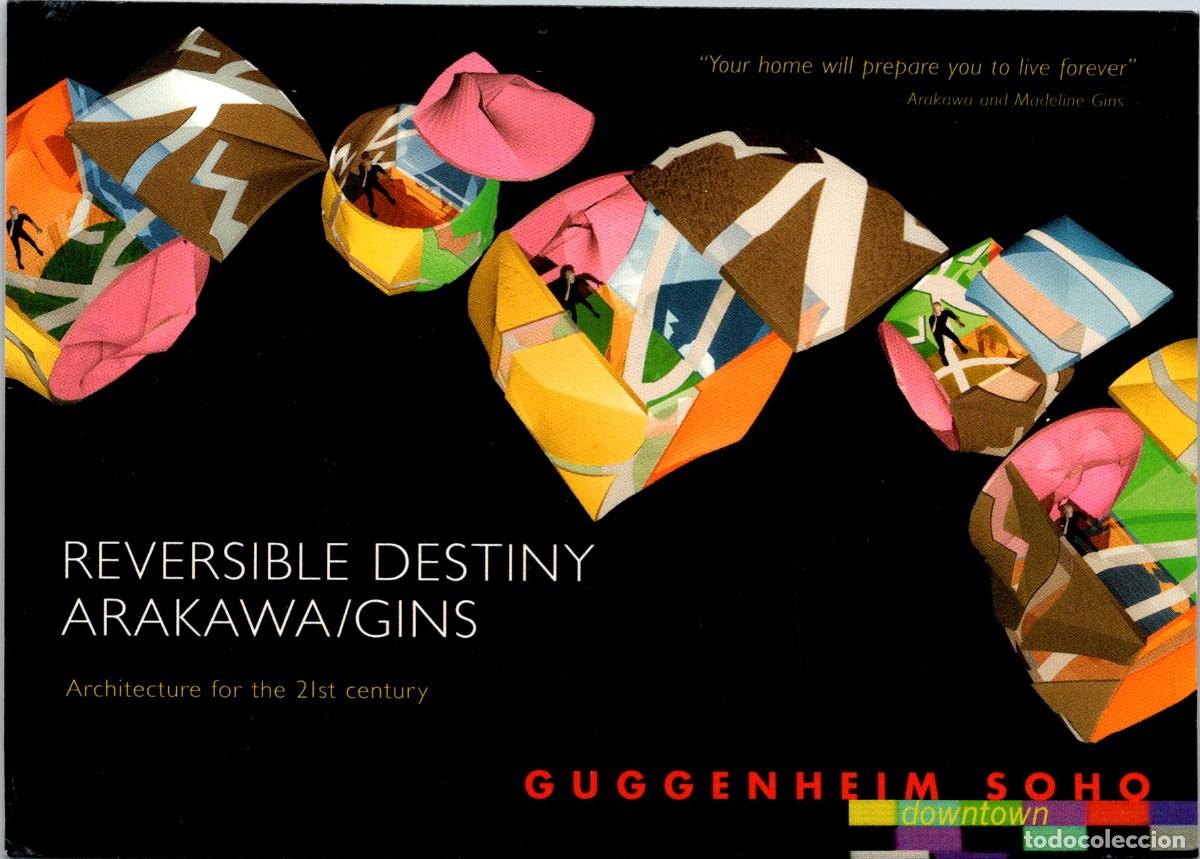 Postkarten: Reversible Destiny Arakawa/Gins - Architecture for the 21st century - Guggenheim Museum Soho -Postal