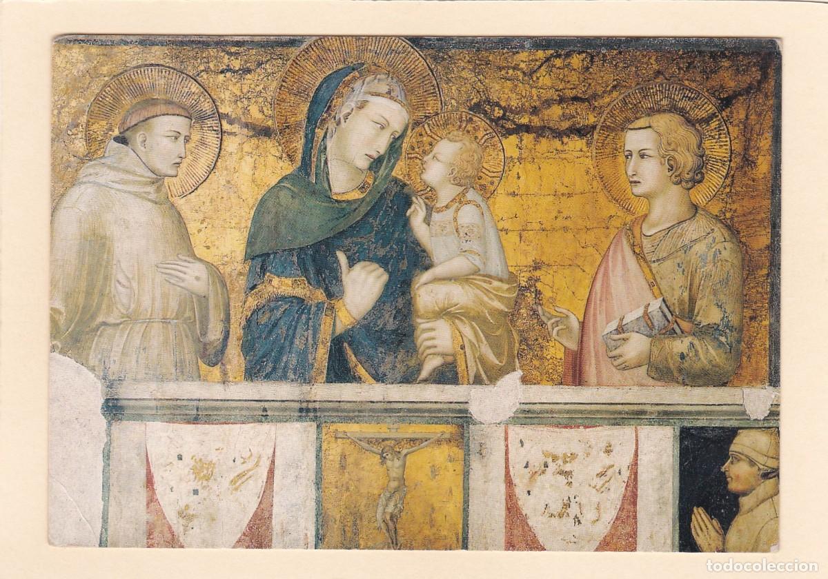 Postales: LA MADONNA DEI TRAMONTI (LORENZETTI). ASIS (ITALIA)