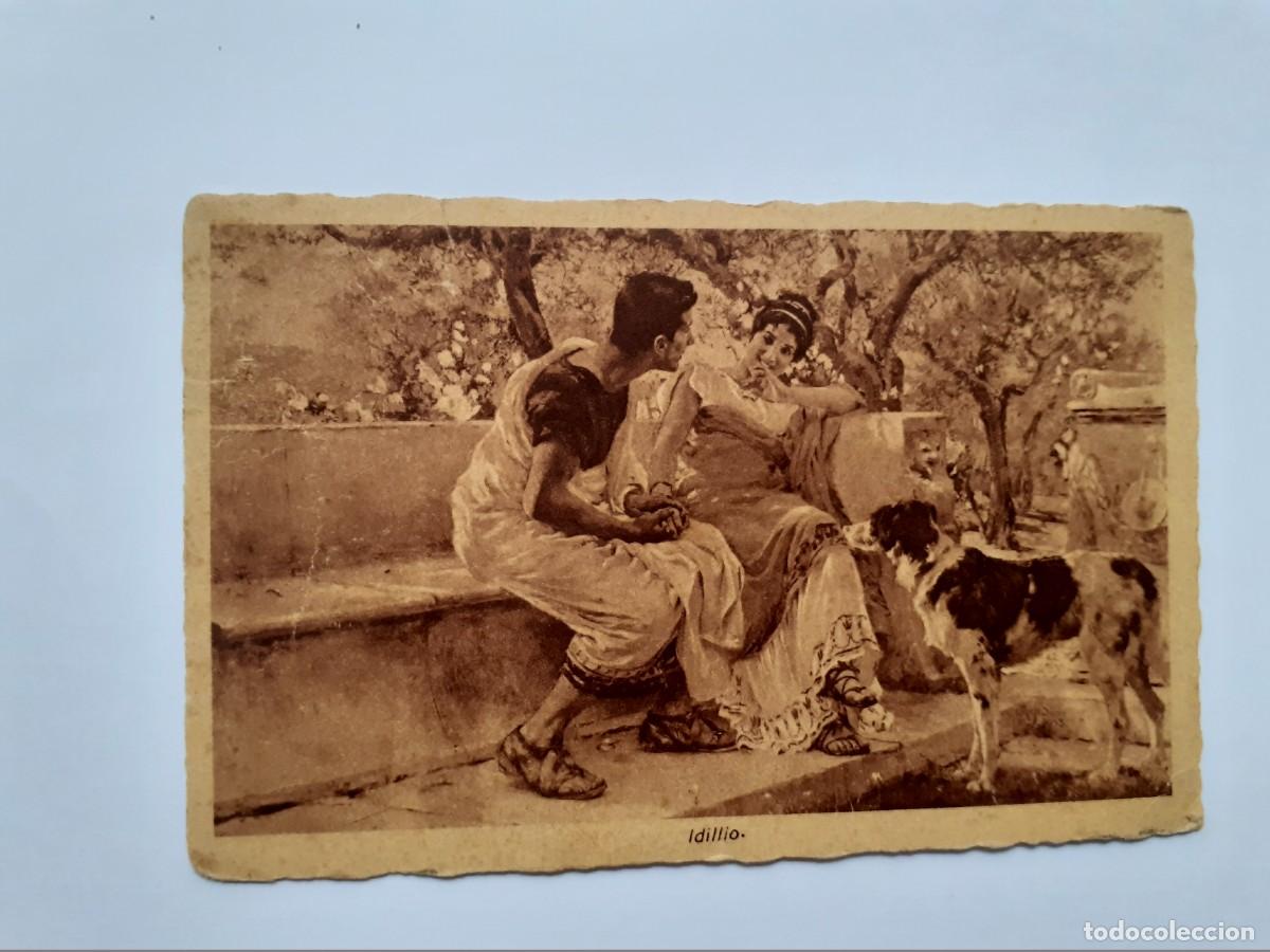 Postais: POSTAL - ITALIA - GIACOMO ECORA - Pintor R. Sorbi Idilio romano