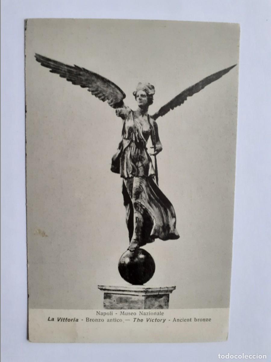 Postais: POSTAL - ITALIA - MUSEO NACIONAL DE N&Aacute;POLES - VICTORIA BRONCE ANTIGUO - S/C
