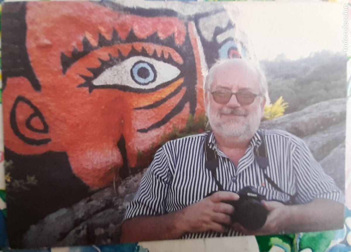 Postales: 1980 circa EXPOSICI&Oacute; FOTOS ELS MURALS D&acute;ORGOSOLO, SARDENYA JOAN MAYORAL C.C. ATENEU FORT PIENC BCN