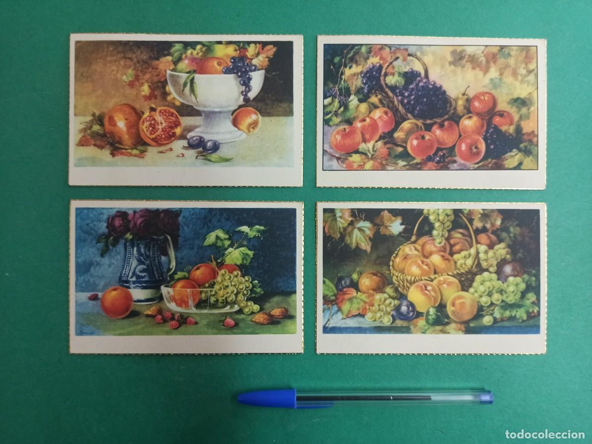 Postais: 4 Antiguas postales de bodegones. Serie Viena.