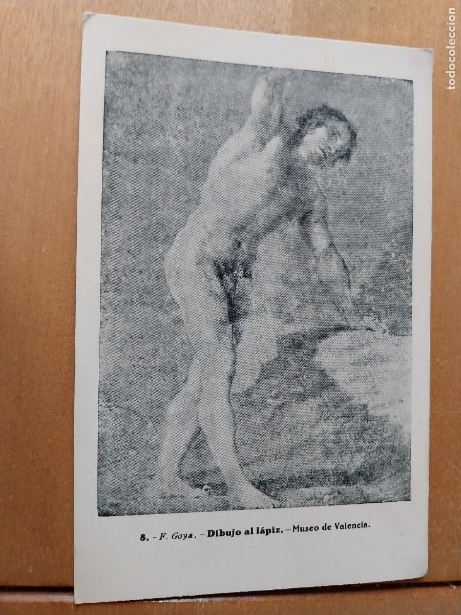 Postales: GOYA DIBUJO A LAPIZ POSTAL DIVIDIDA SIN CIRCULAR - Foto 1