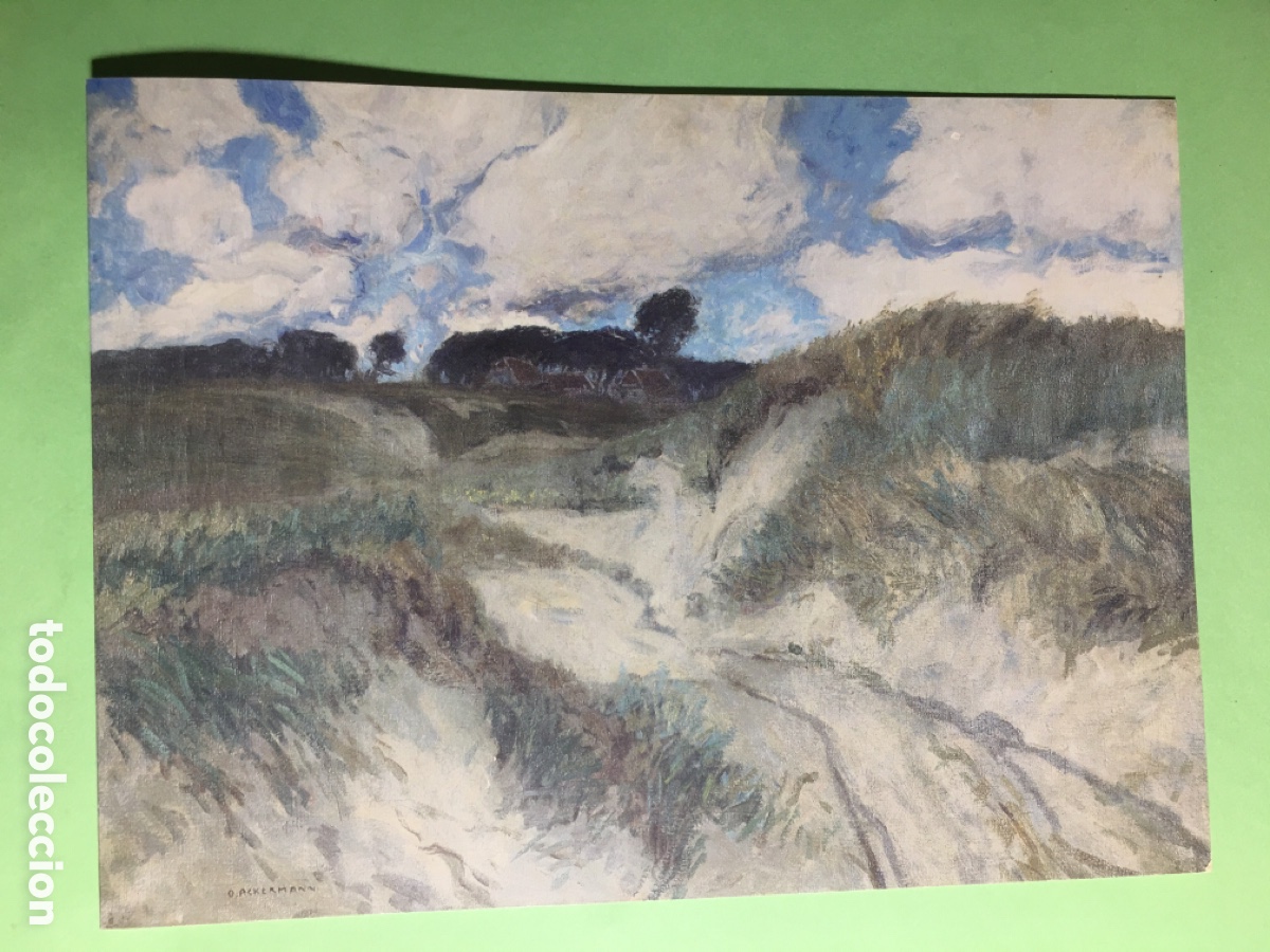 Postales: 2001 BON NADAL I ANY NOU S&Iacute;NDIC DE GREUGES DE CATALUNYA 'A LES DUNES' DE OTTO ACKERMANN