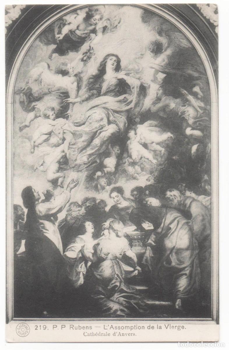 Postais: Postal principios del XX -P.P.Rubens-Catedral- Amberes--sin circular