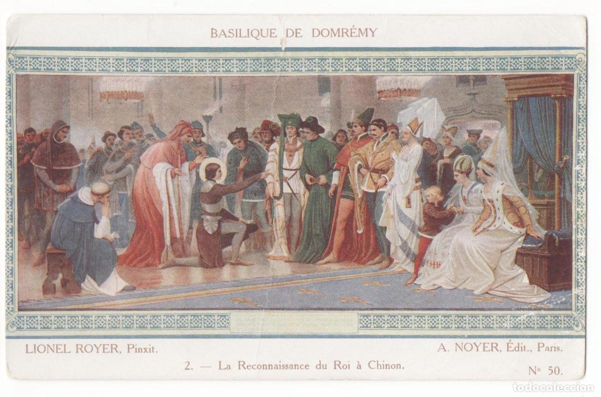 Postcards: Postal principios del XX -Bas&iacute;lica de Domremy-Lionel Royer-sin circular-