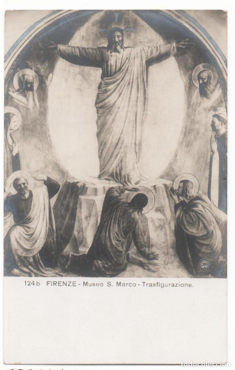 Postais: Postal principios del XX-Florencia-Museo de San Marco-La Transfiguraci&oacute;n-sin circular-