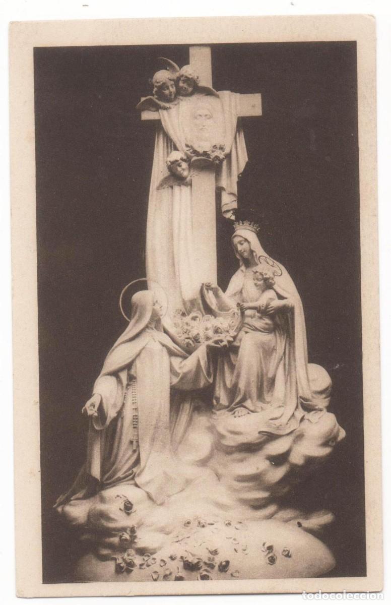 Postais: Postal principios del XX-Escultura-Capilla de Lisieux--Sin circular-