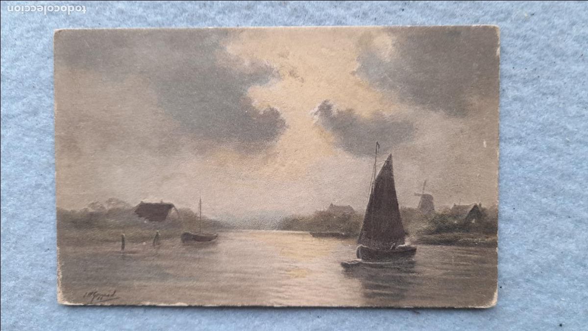 Postales: Lote de 2 Postales. Tem&aacute;tica de Arte. - Foto 4