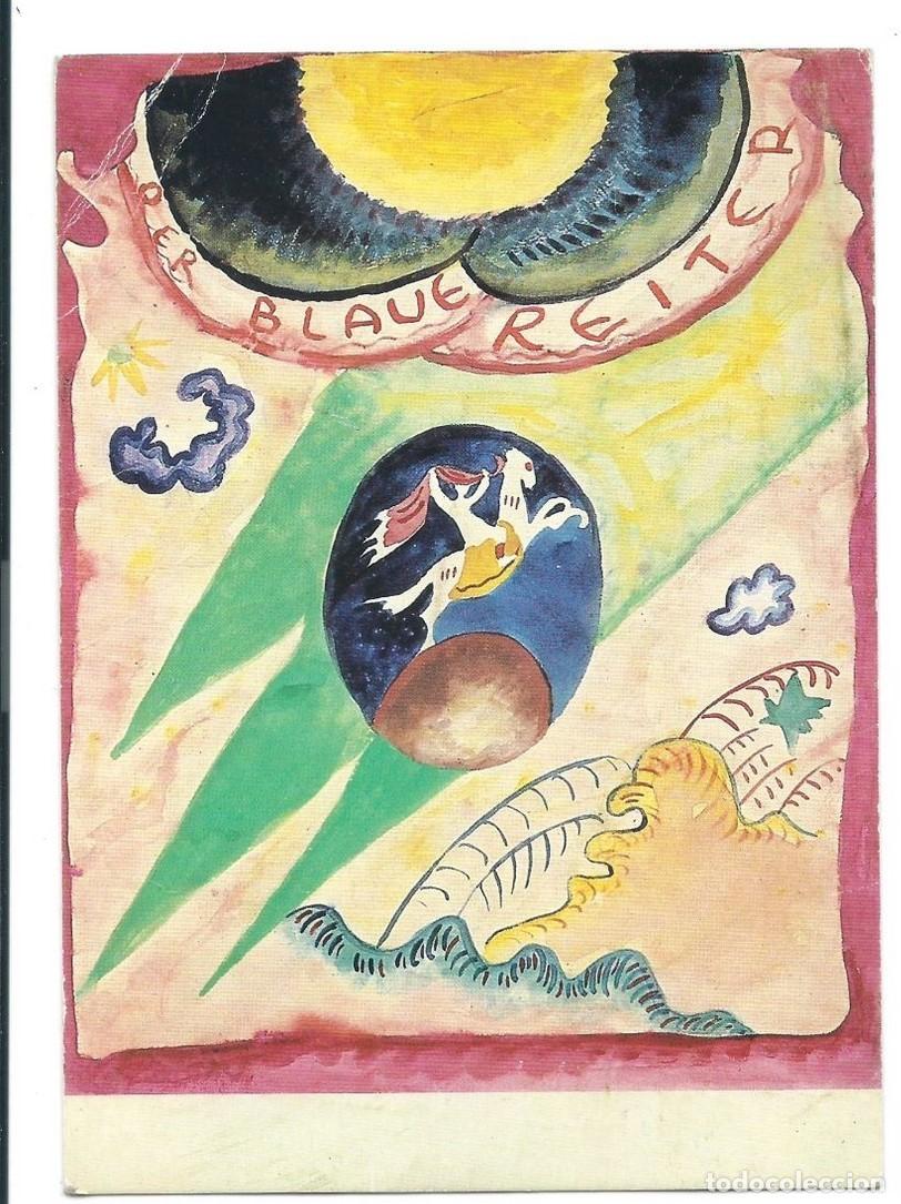 Cartes Postales: ENTWURF F&Uuml;R DEN UMSCHLAG DES ALMANACH &rdquo;DER BLAUE REITER&rdquo;.- WASSILY KANDINSKY