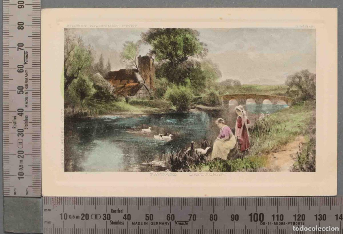 Postales: POSTAL. ILUSTRACION PAYSAGE LANDSCHAF - Foto 1