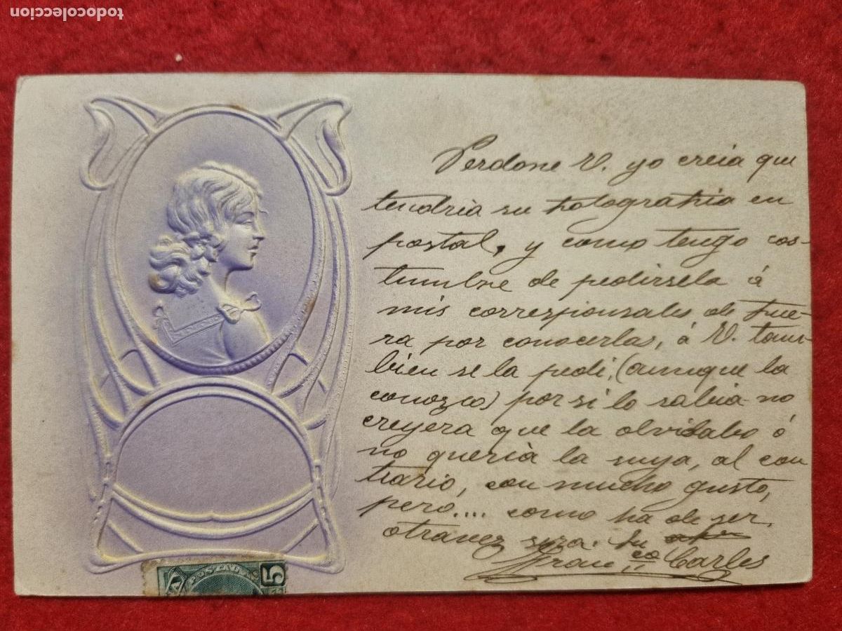 Postales: POSTAL ANTIGUA ART NOUVEAU MODERNISTA ORIGINAL P1702