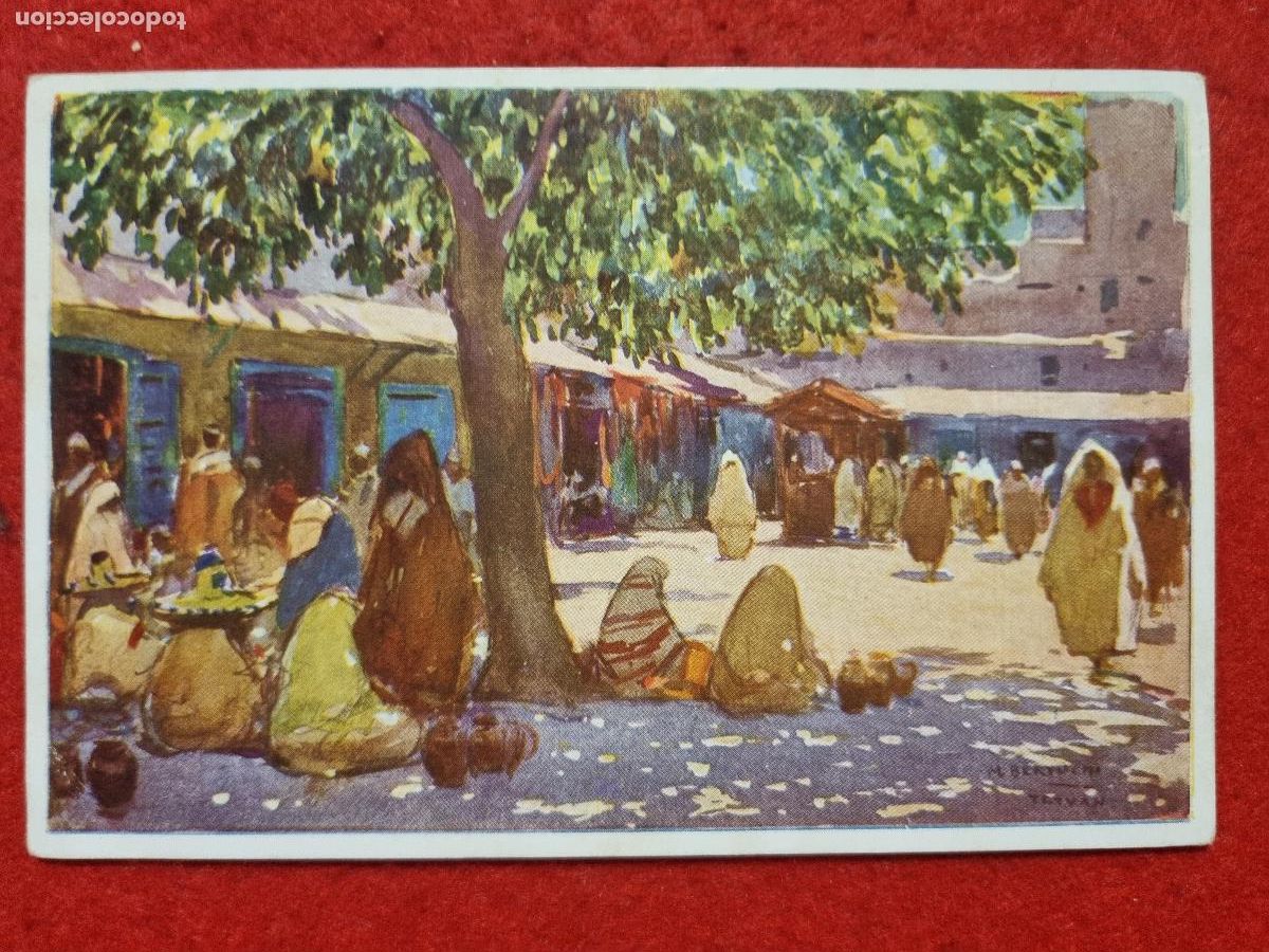 Cartes Postales: POSTAL ANTIGUA MARRUECOS ILUSTRADA POR BERTUCHI ORIGINAL P1706