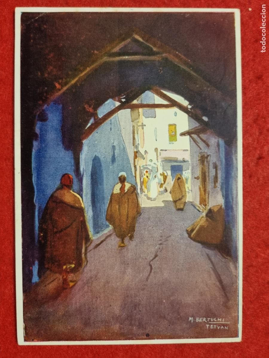 Cartes Postales: POSTAL ANTIGUA MARRUECOS ILUSTRADA POR BERTUCHI ORIGINAL P1707