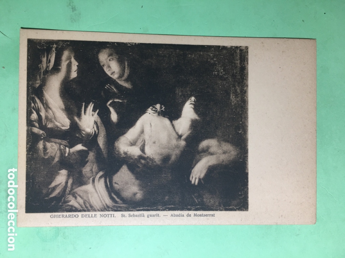Postales: INTERESANTE LOTE B/N S/C 8 OBRAS ARTE EN ABAD&Iacute;A DE MONTSERRAT ver descripci&oacute;n