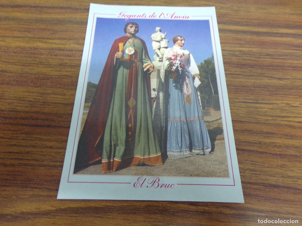 Postales: POSTAL GEGANTS DE L&acute;ANOIA LA VEU DE L'ANOIA EL BRUC