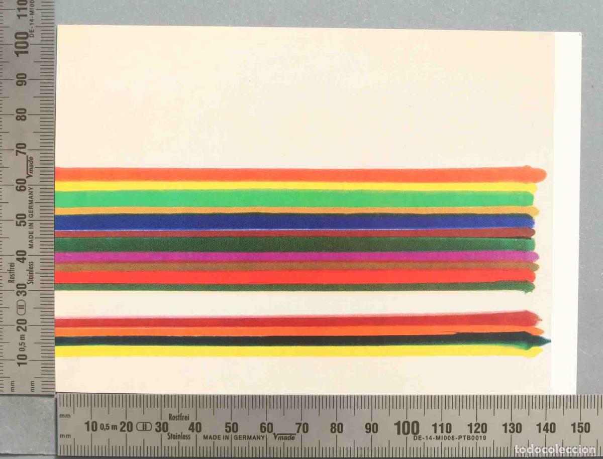 Cartoline: POSTAL. MORRIS LOUIS 1912-1962 doorbrekend licht. 1961 unfolding light lunu&eacute;re d&eacute;voil&eacute;c entfaltendes