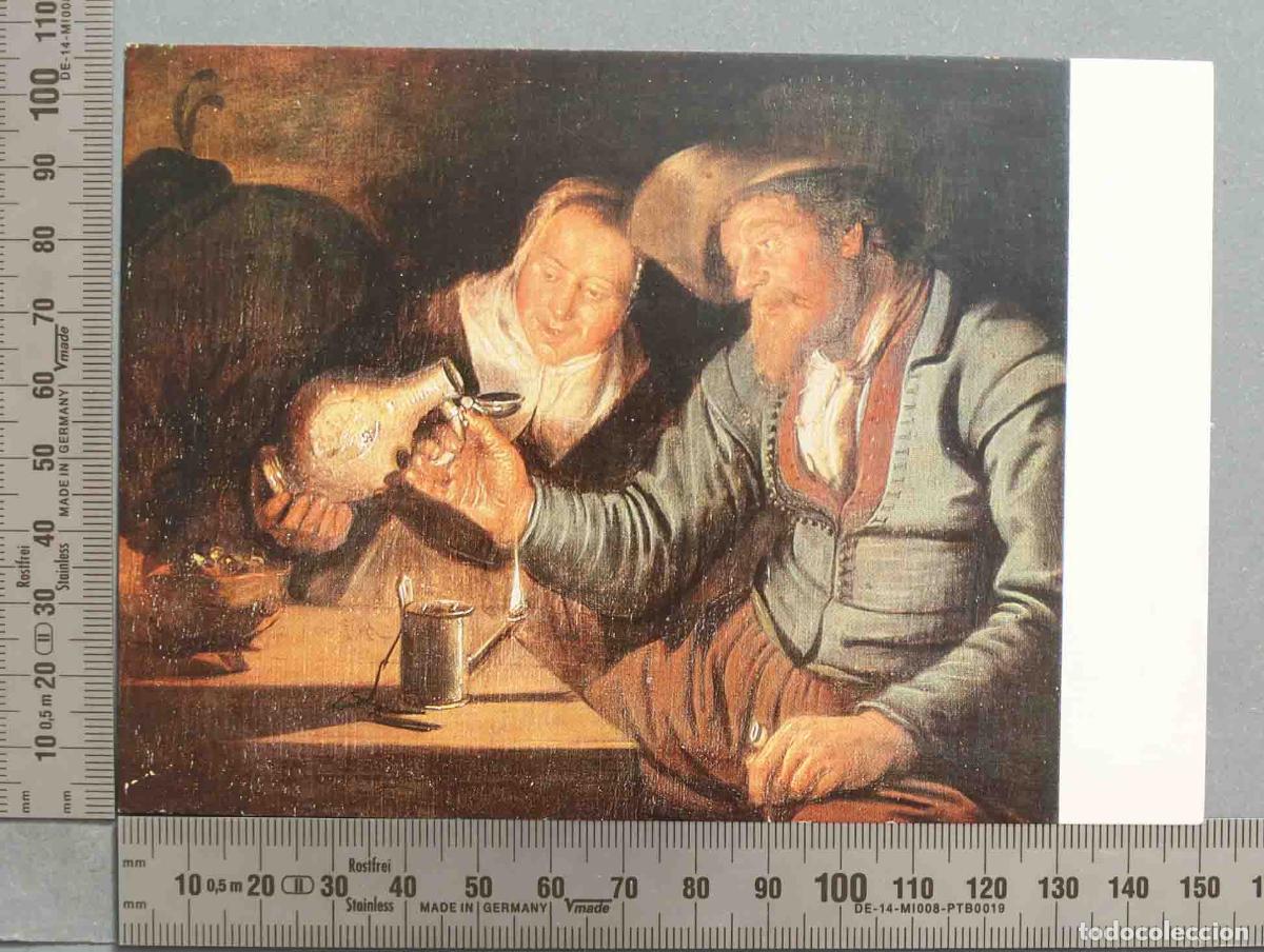 Cartes Postales: POSTAL. JAN MIENSE MOLENAER (1610-1668) U i: de serie: De pijf zintwigen: Het Gezicht