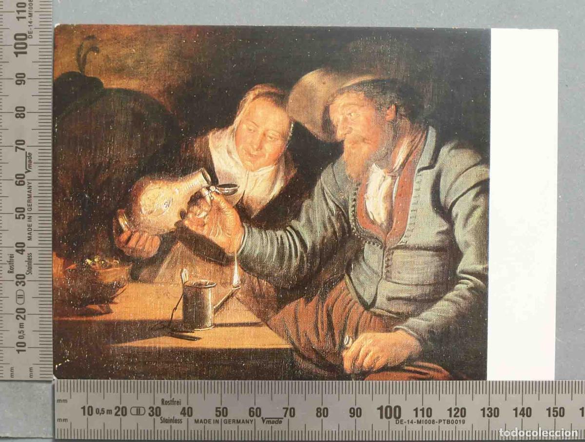Postcards: POSTAL. JAN MIENSE MOLENAER (1610-1668) de serie: De vijf zintuigen: Het Gezicht