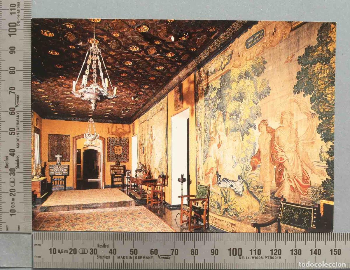Cartes Postales: POSTAL. Salon de tapices, artesonado y muebles MNAD