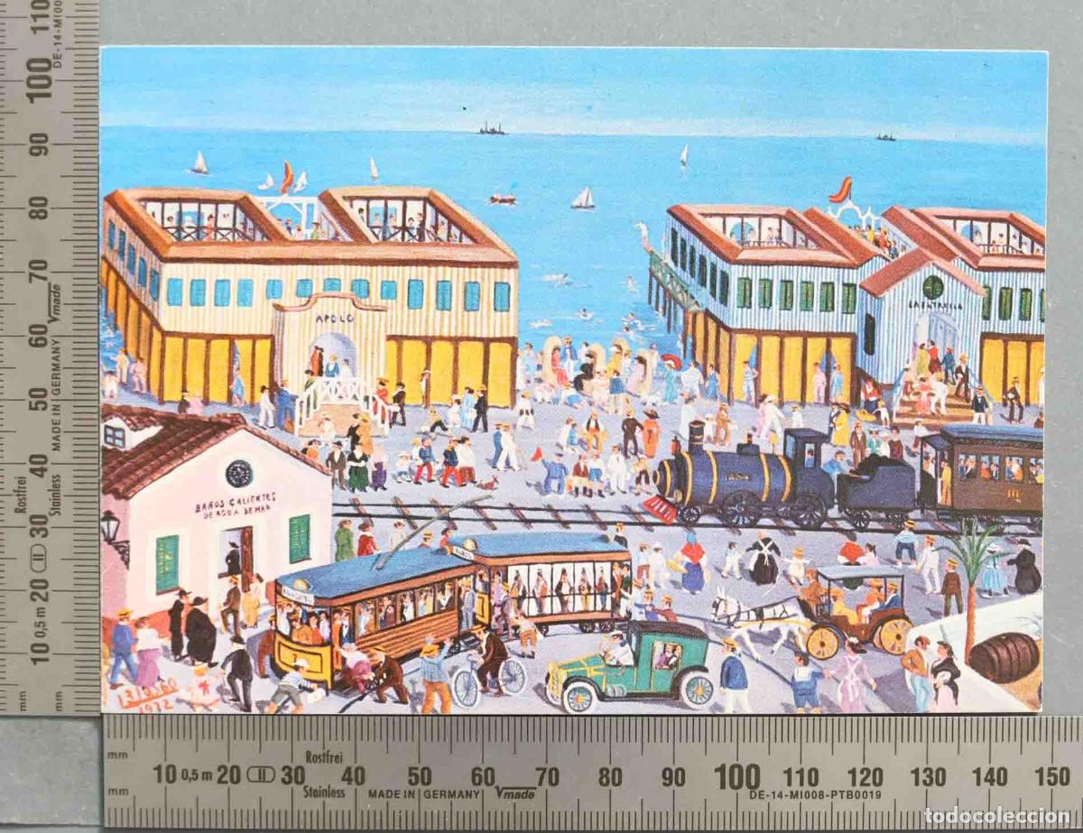 Postales: POSTAL. LOS BA&Ntilde;OS MANUEL BLASCO - Foto 1