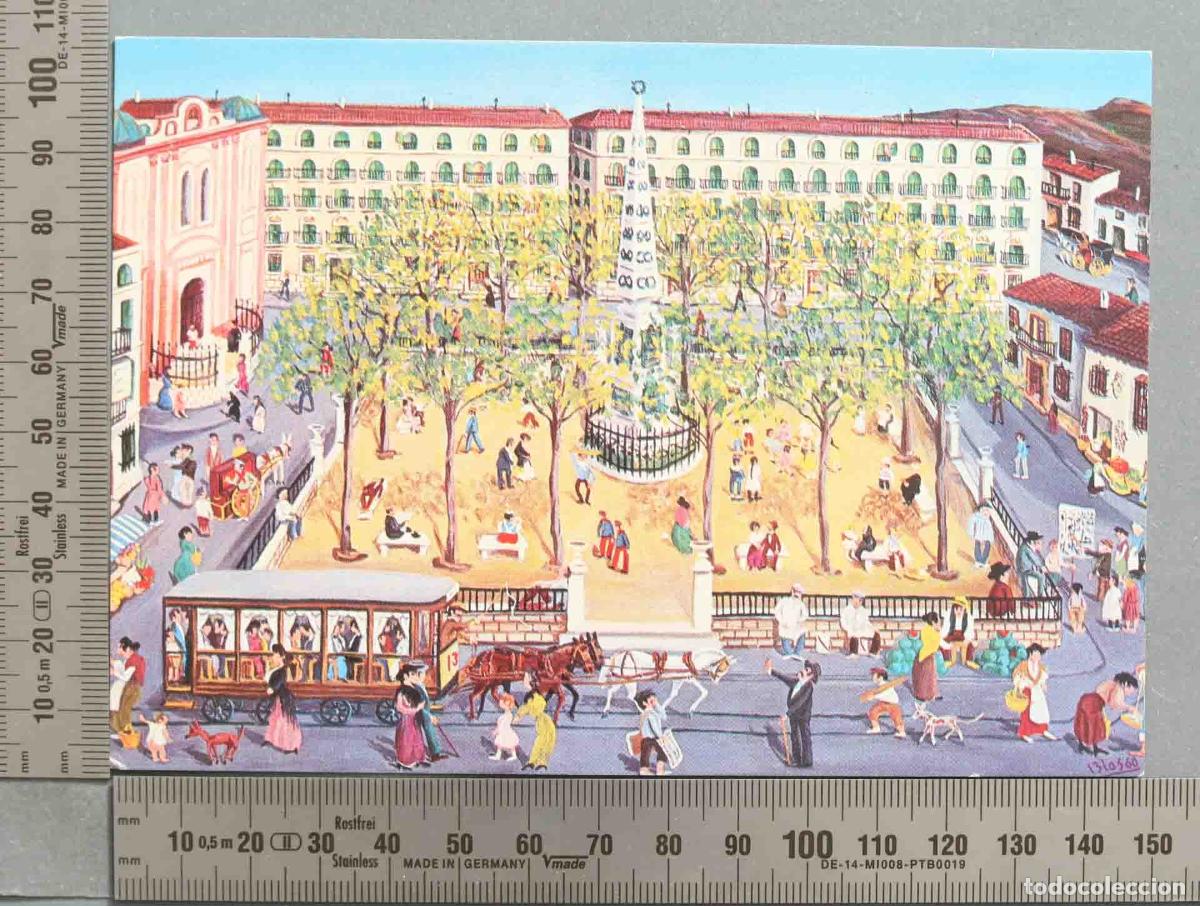 Postales: POSTAL. PLAZA MERCED MALAGA MANUEL BLASCO - Foto 1