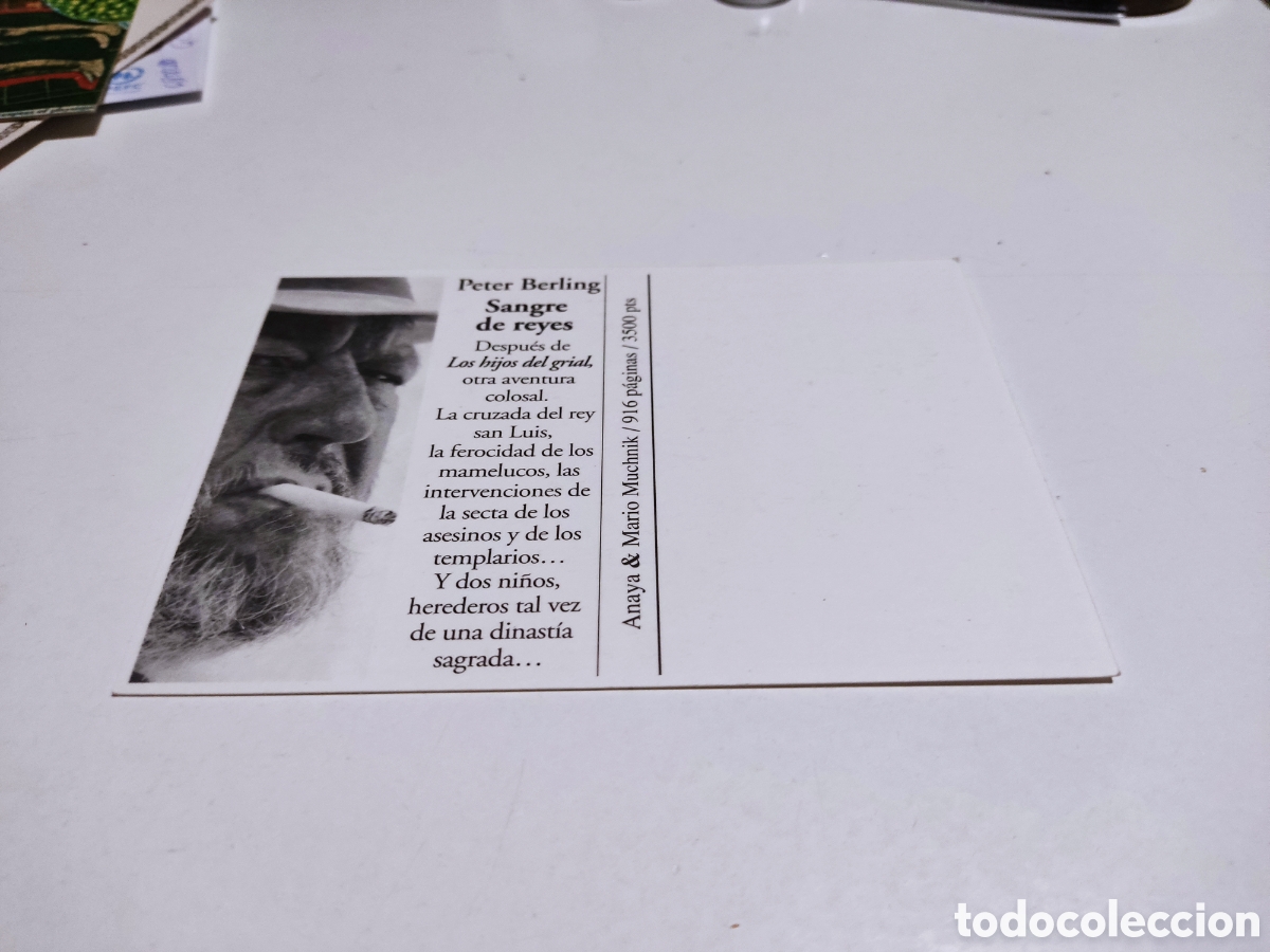 Postales: Postal sangre de Reyes de Peter Berling - Foto 2