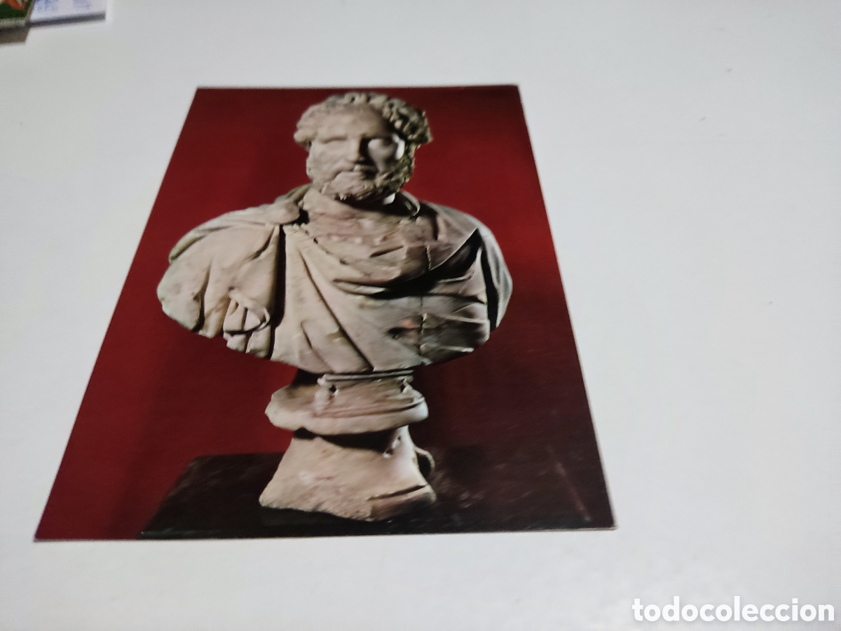 Postales: Museo de Barcelona busto emperador Antonio - Foto 1