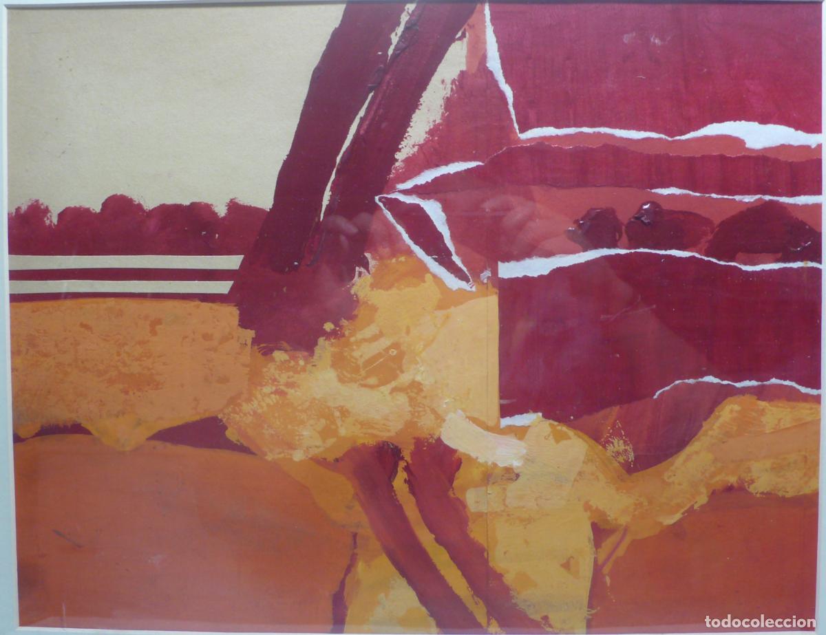 Postales: PINTURA ABSTRACTA COLLAGE - Foto 2