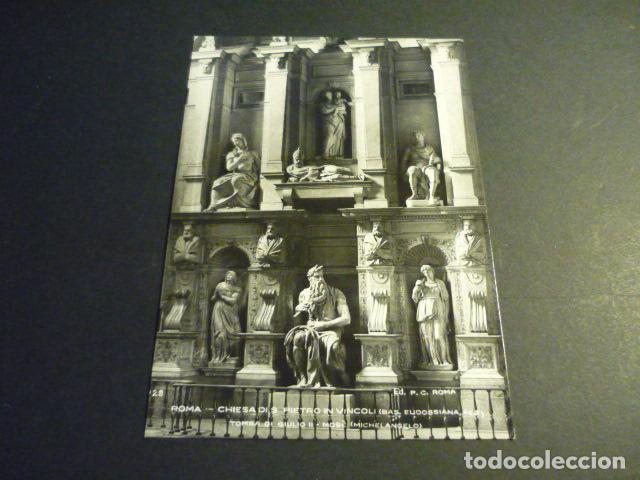 Postales: ROMA MOISES DE MIGUEL ANGEL POSTAL - Foto 1