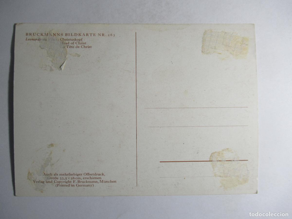 Postales: Leonardo Da Vinci - Head of Christ - Foto 2