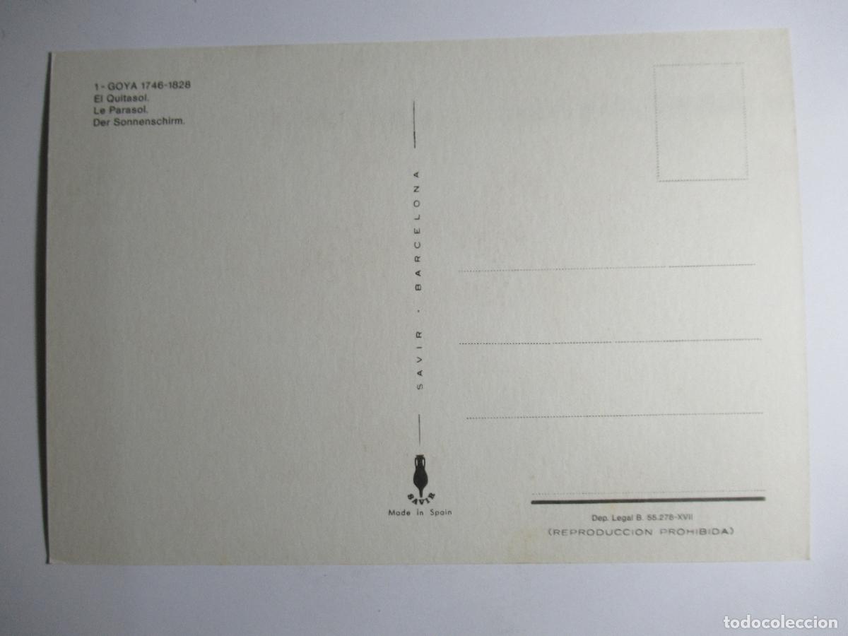 Postales: Goya - El Quitasol S/C - Foto 2