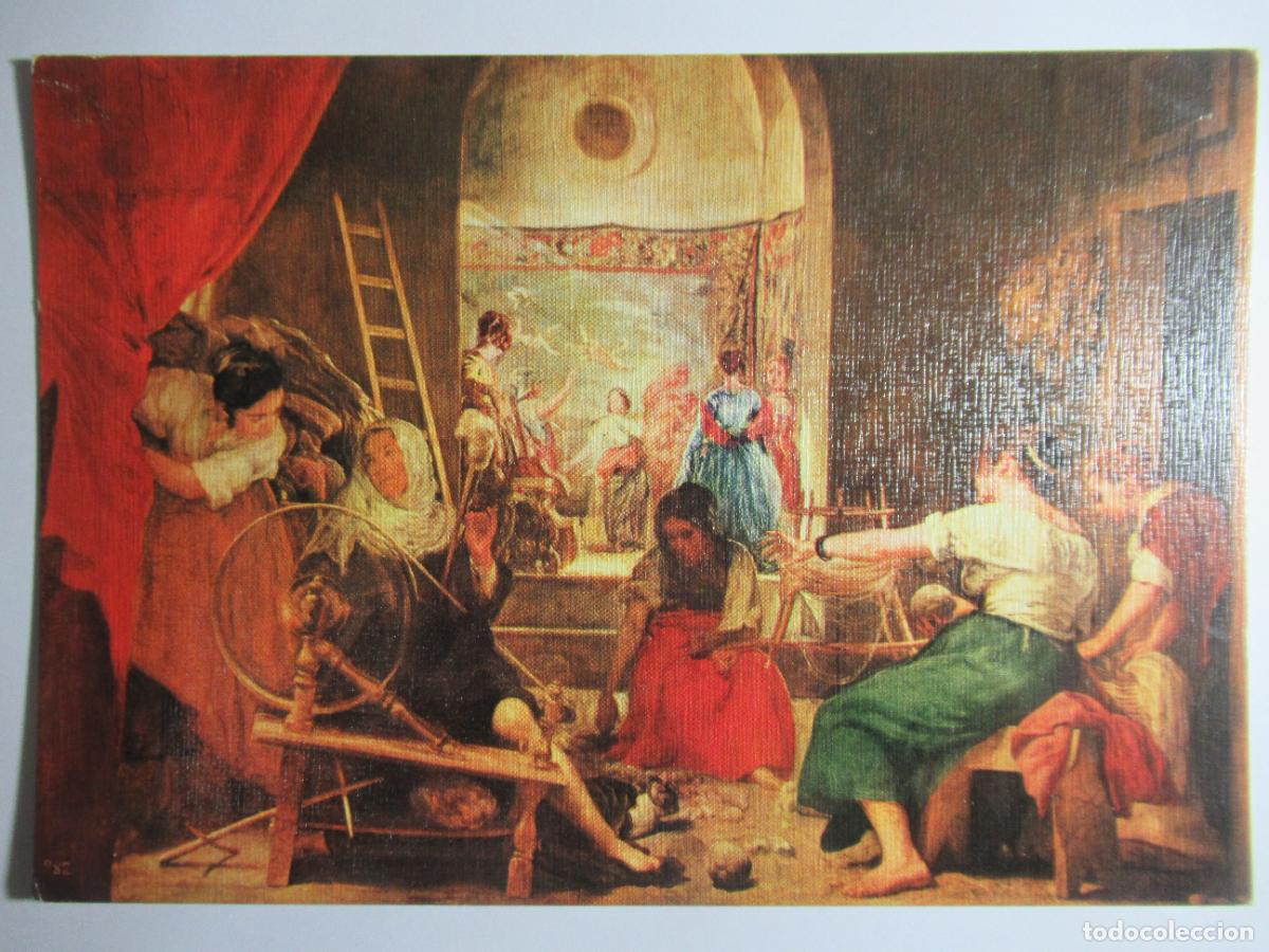 Postales: Vel&aacute;zquez - Las Hilanderas - Foto 1