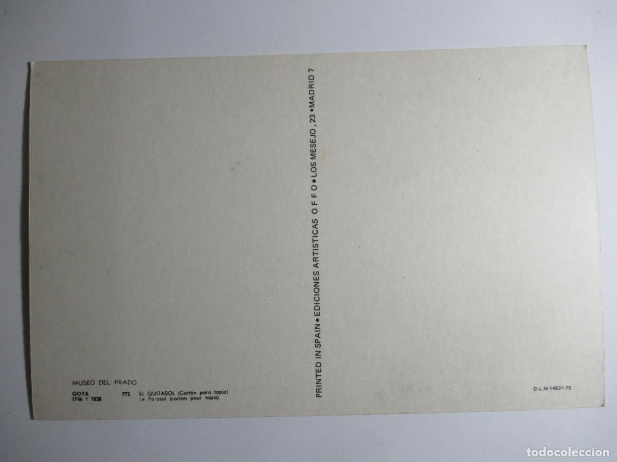 Postales: Goya - El Quitasol S/C - Foto 2