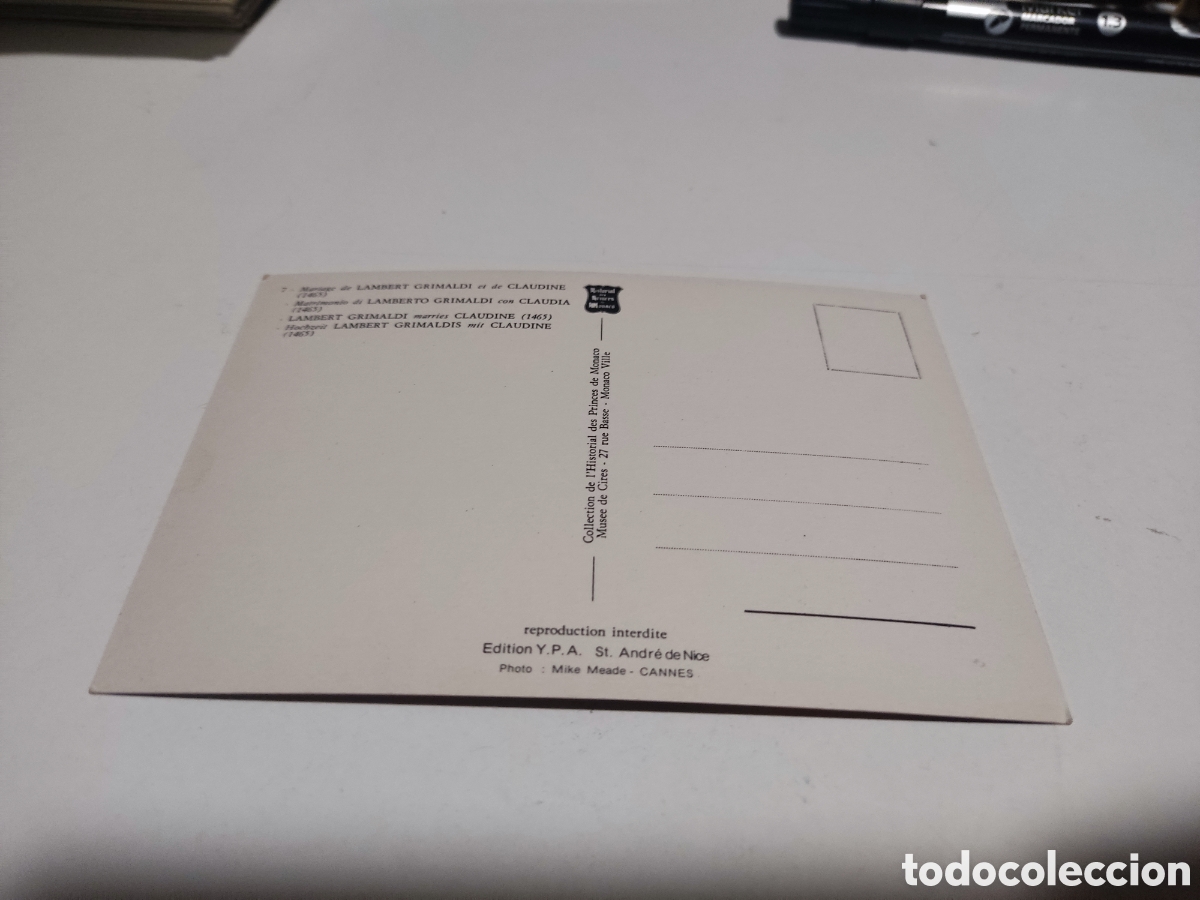 Postales: Postal Arte Lambert grimaldi - Foto 2