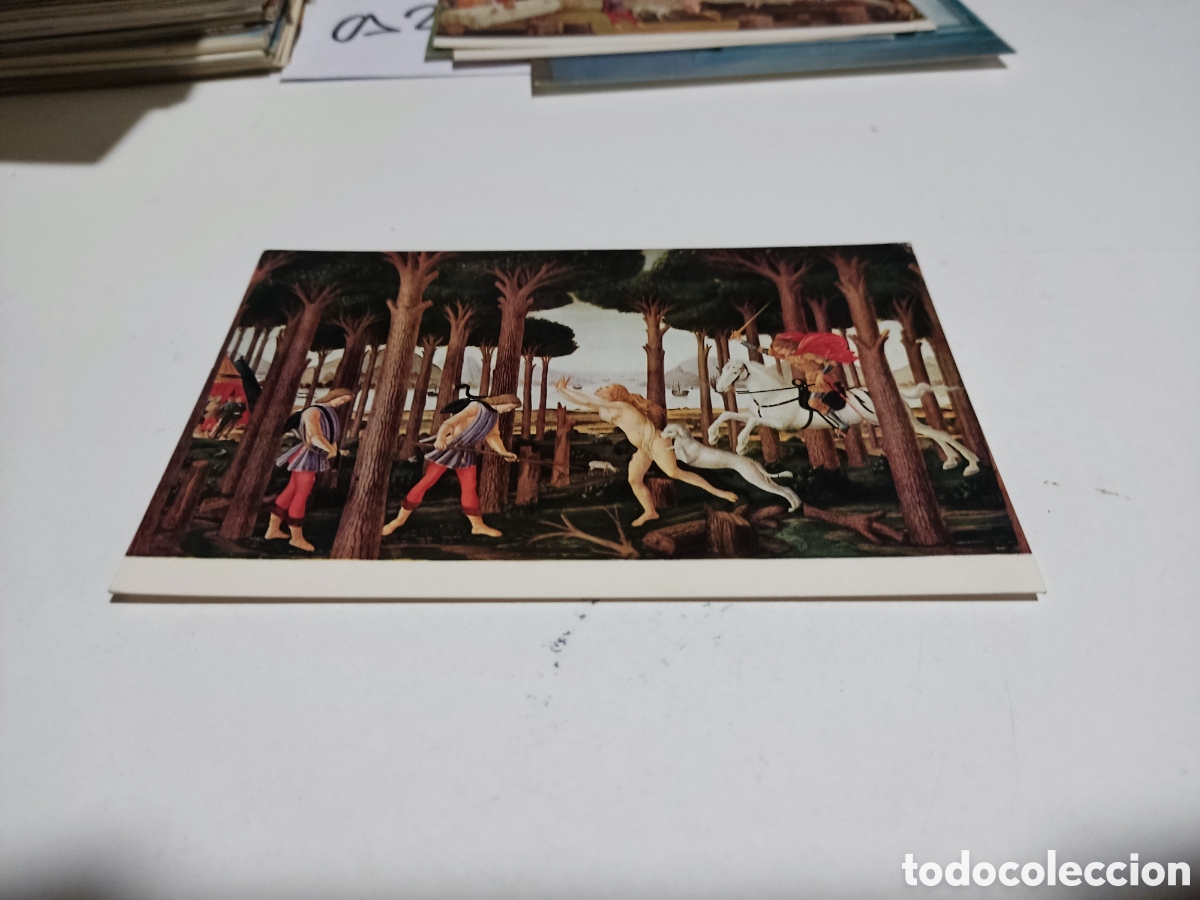 Postales: Postal Arte museo del Prado, Botticelli - Foto 1