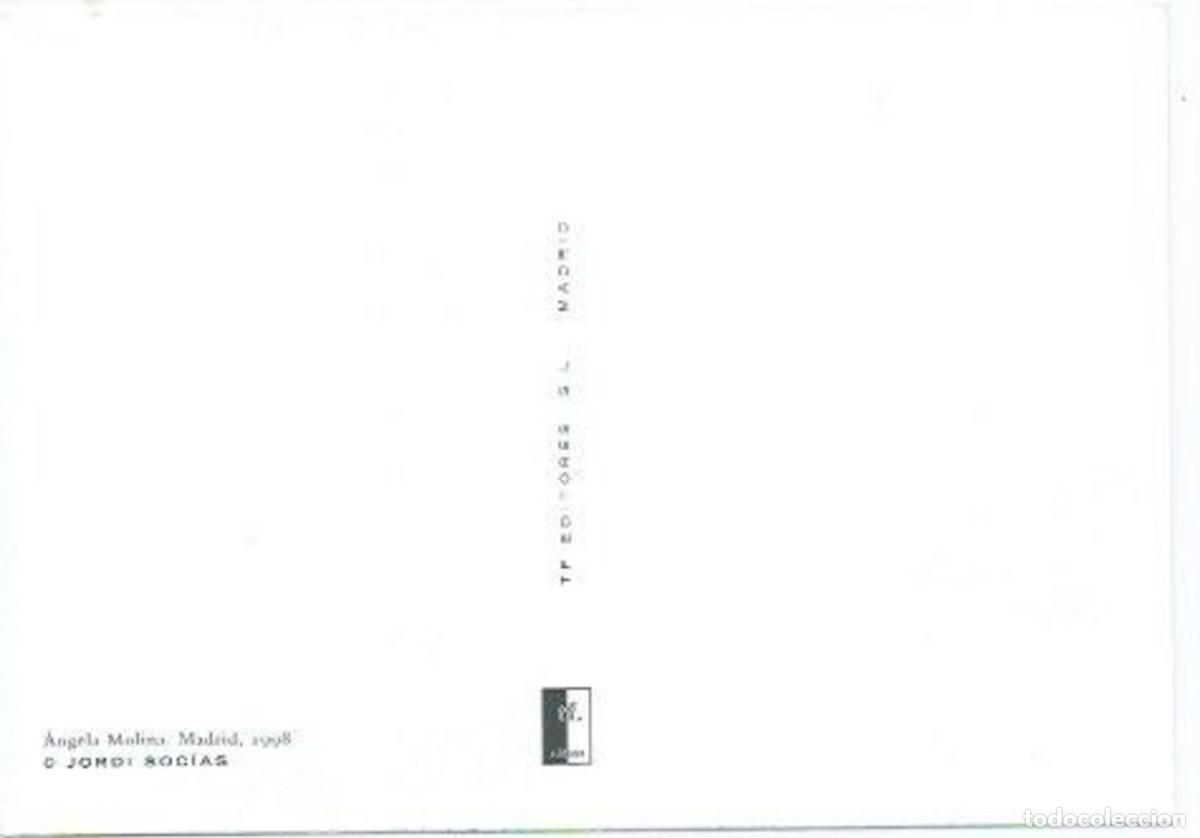 Postales: ANGELA MOLINA.- MADRID, 1998.- ACTRIZ - Foto 2