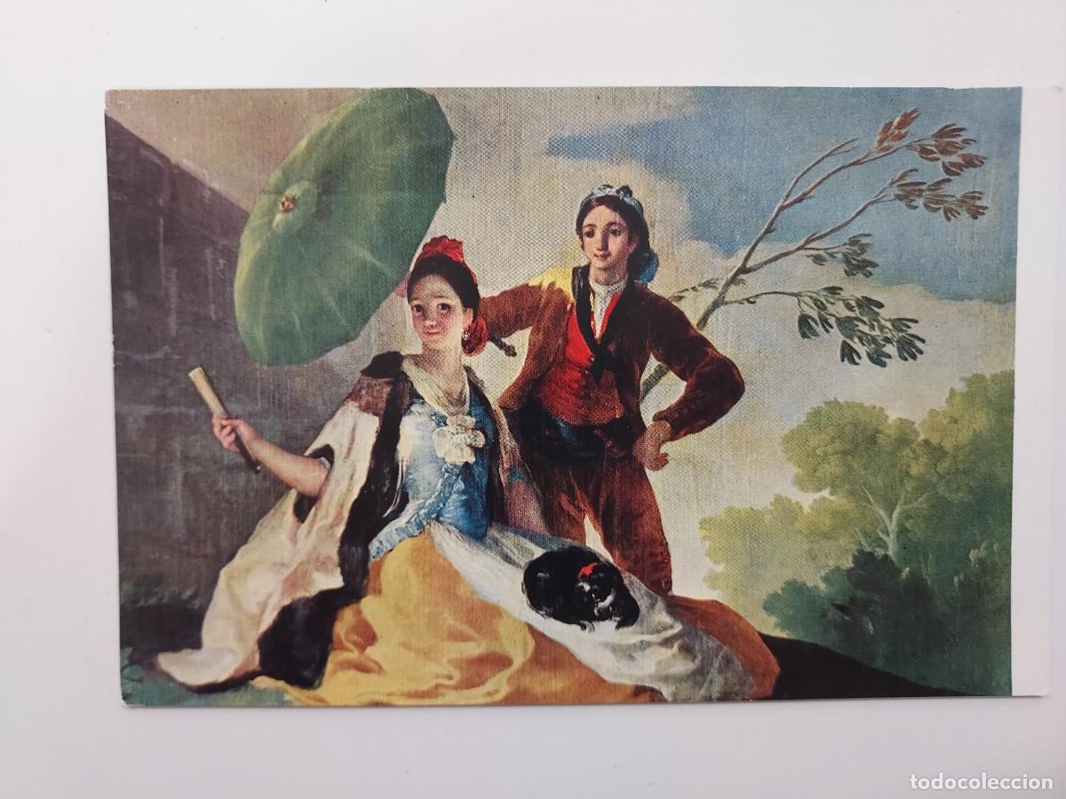 Postales: POSTAL GOYA EL QUITASOL. SIN CIRCULAR. MUSEO DEL PRADO - Foto 1