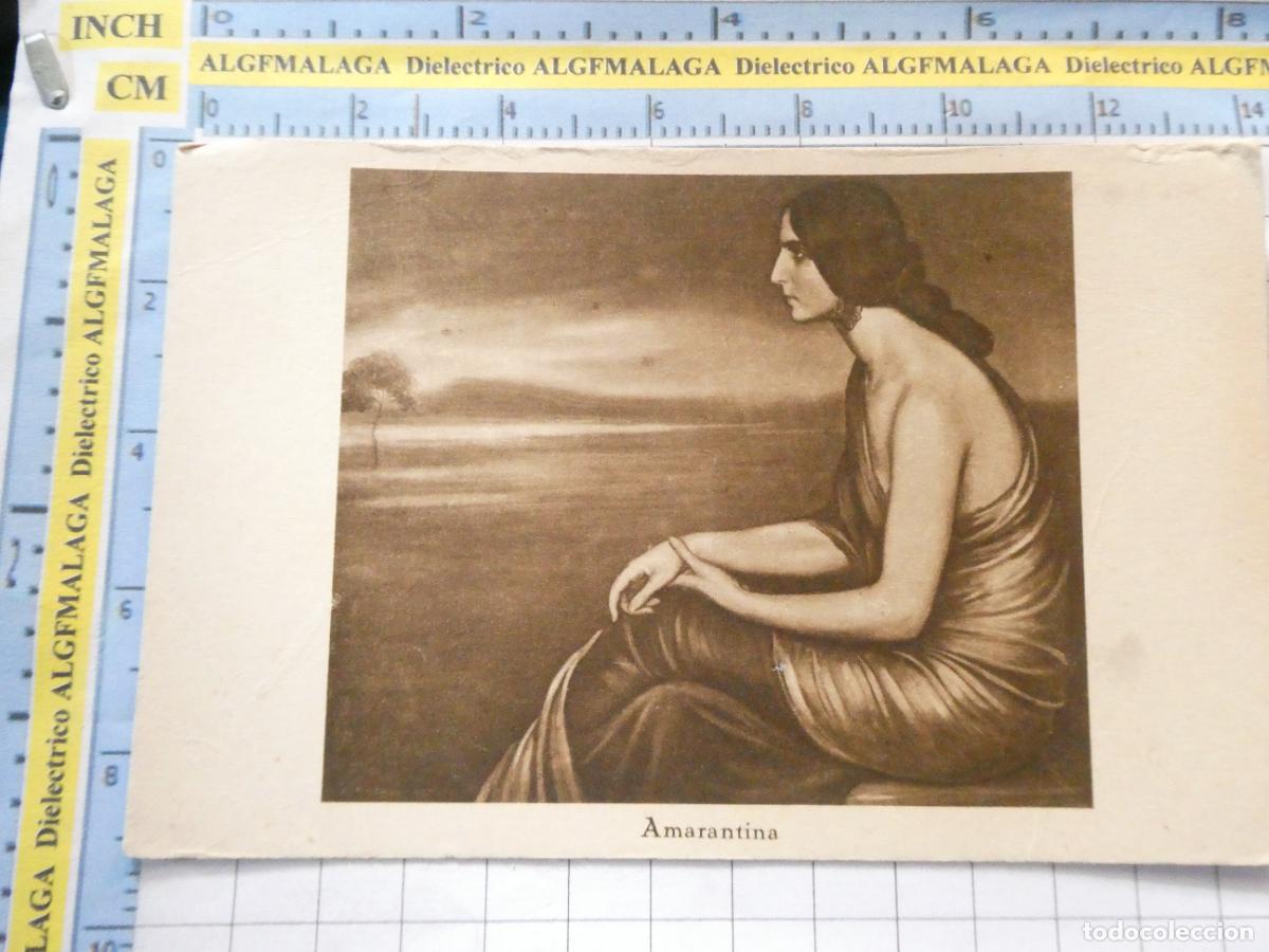 Postales: POSTAL DE ARTE. AMARANTINA. MUJER. 718 - Foto 1