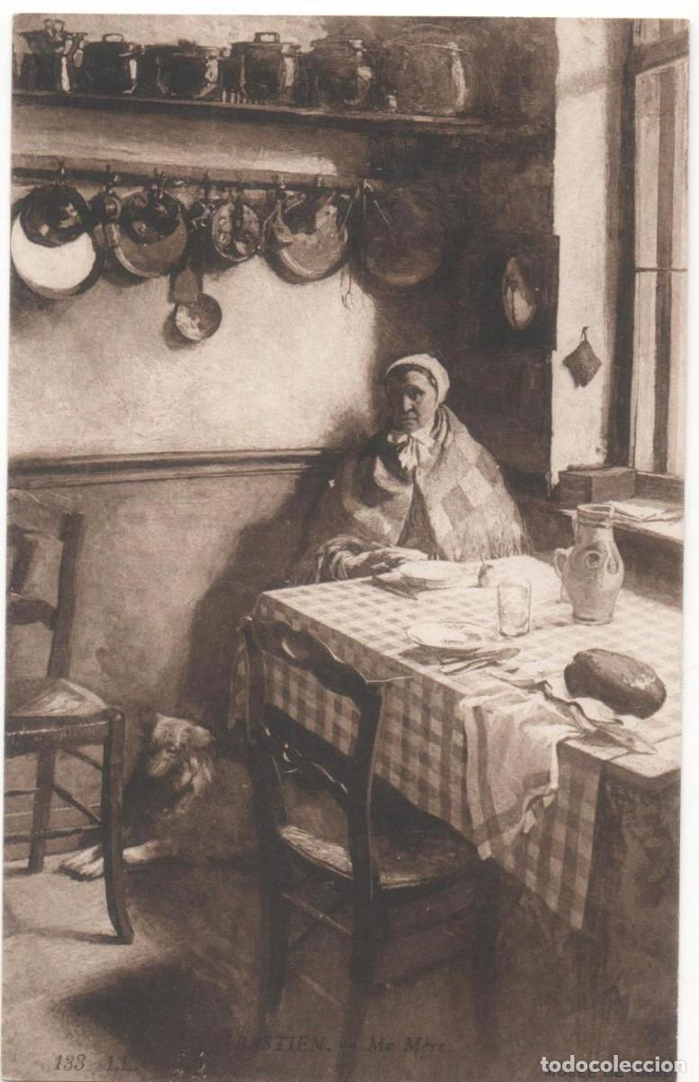 Cartoline: Postal principios del XX- Rastien- -sin circular-